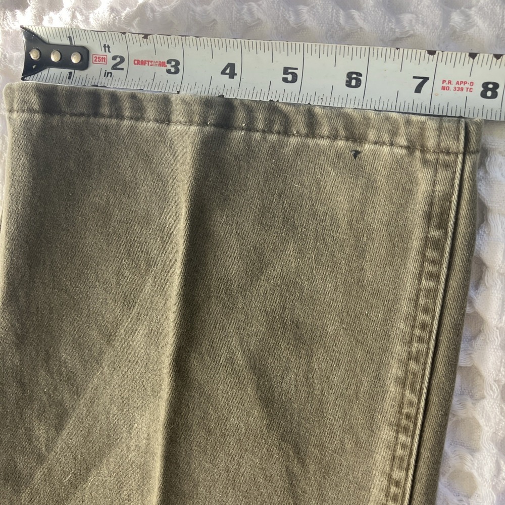 Orvis Denim Work Pants with Suede Leather Trim‎ - 32 Green - Picture 12 of 12